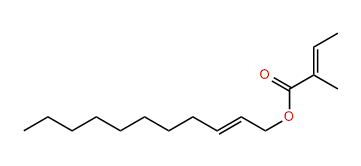 (E)-2-Undecenyl (E)-2-methyl-2-butenoate